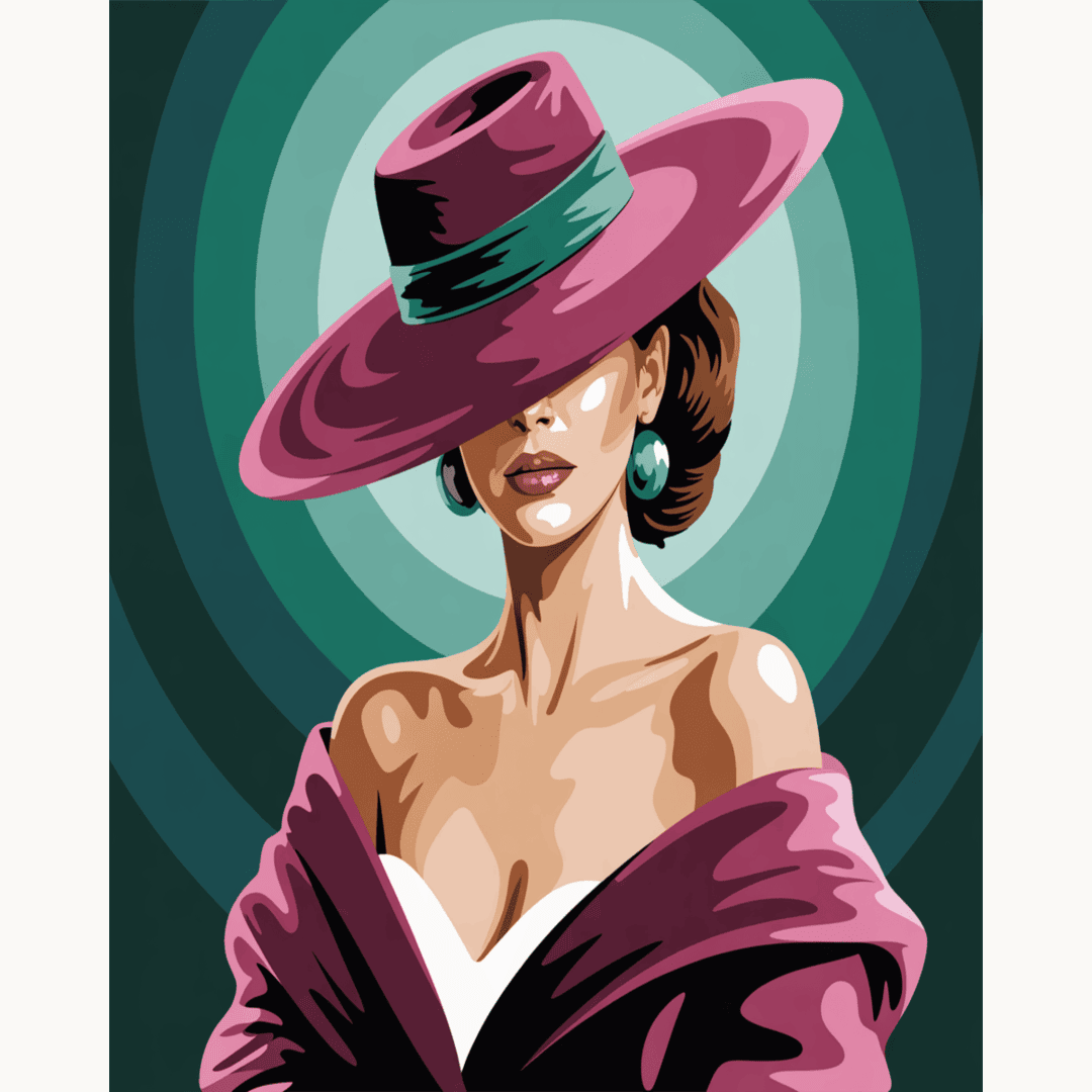 Chic Hat Lady