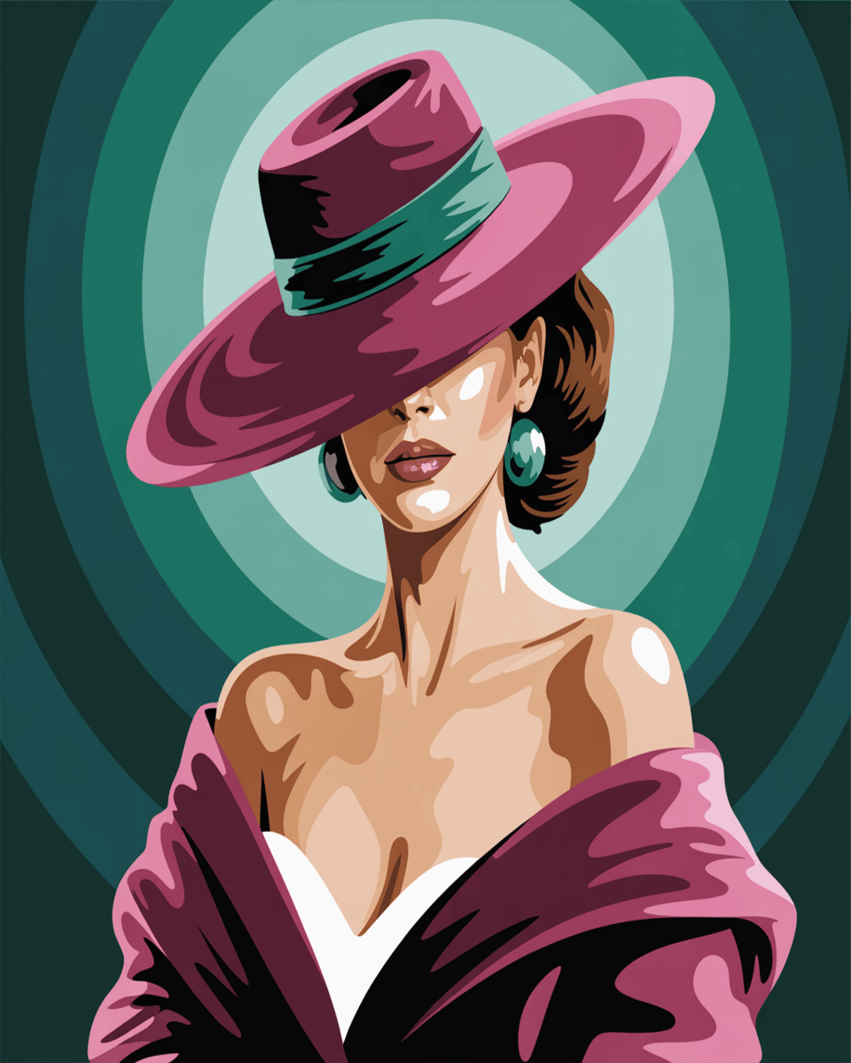 Chic Hat Lady