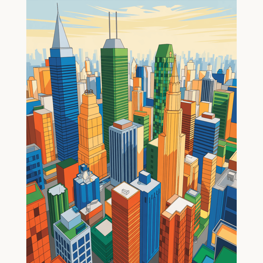 Colorful Towers