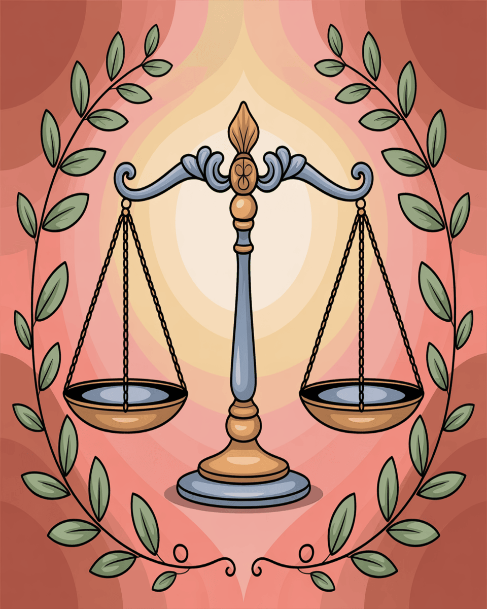 Elegant Libra Scales