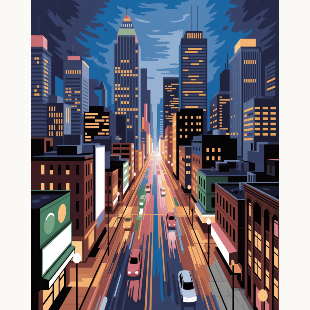 Evening City Drive