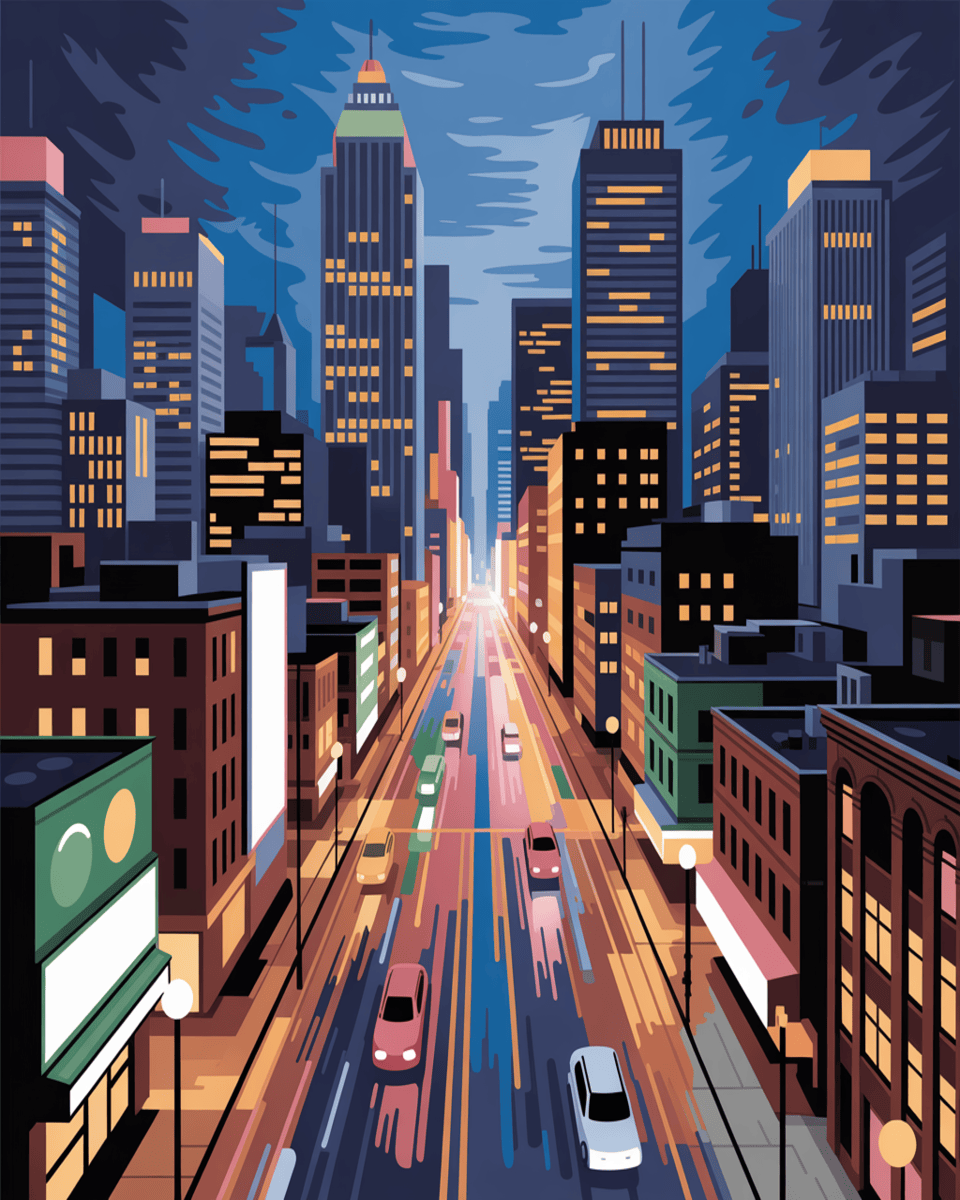 Evening City Drive