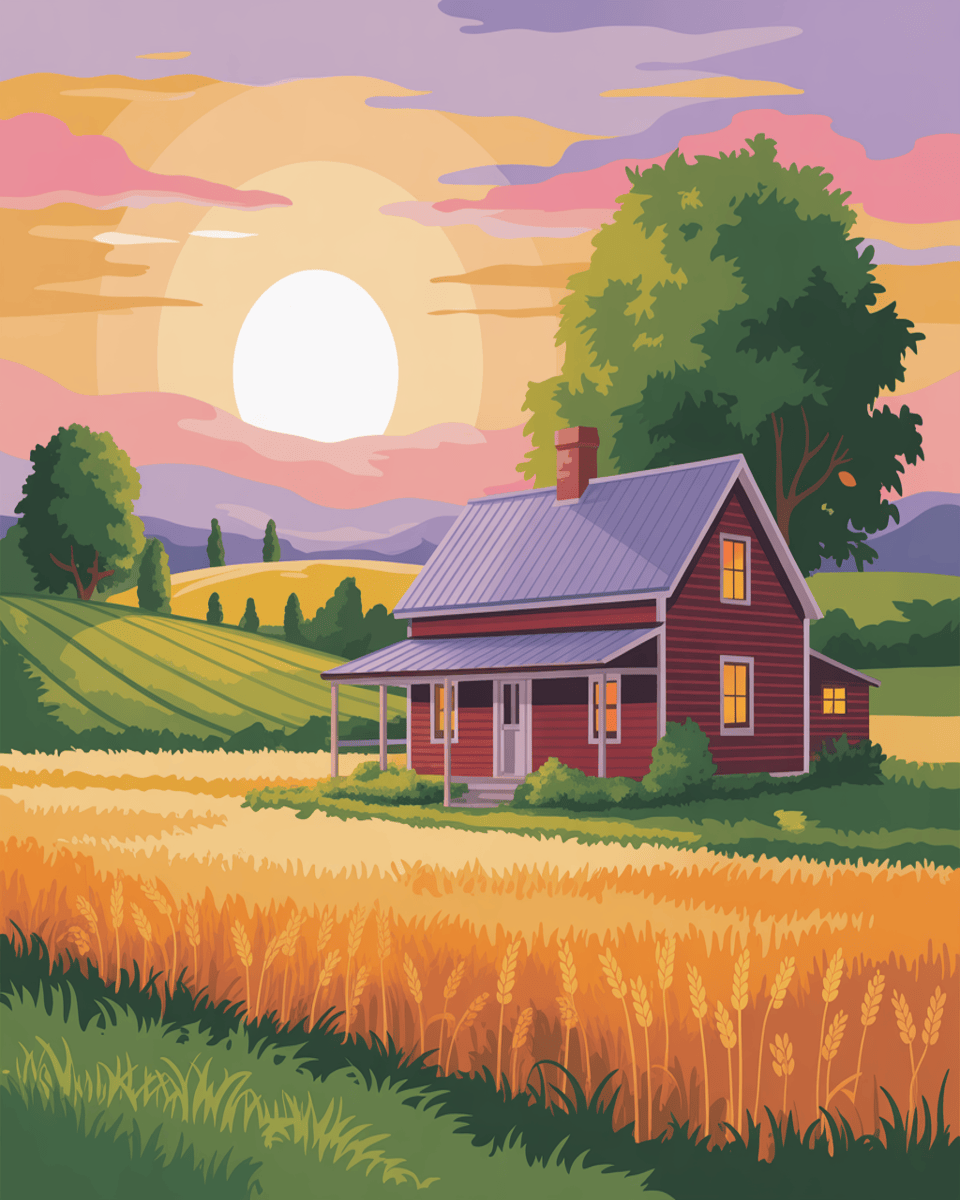 Harvest Sunset Cabin