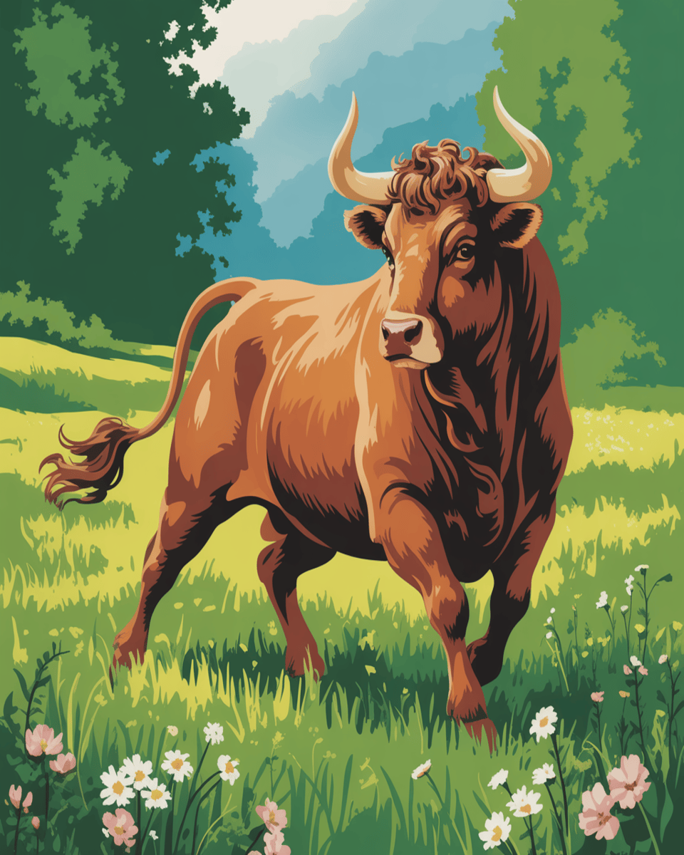 Pastoral Taurus Bull