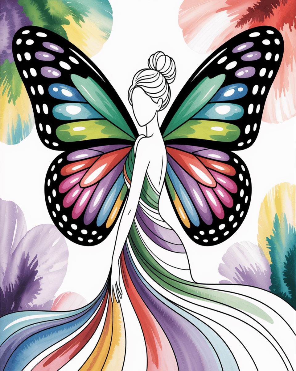 Rainbow Butterfly Muse