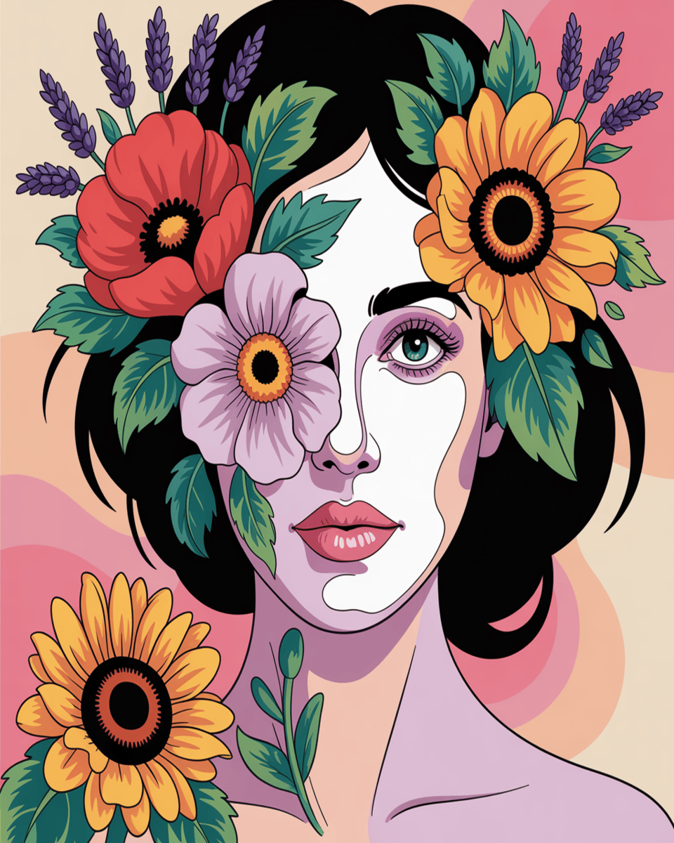 Sunflower Poppy Muse