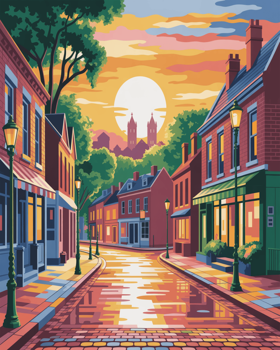 Sunset Village Stroll