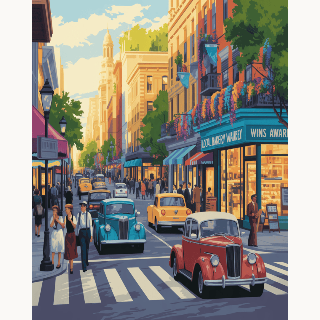 Vintage Cityscape