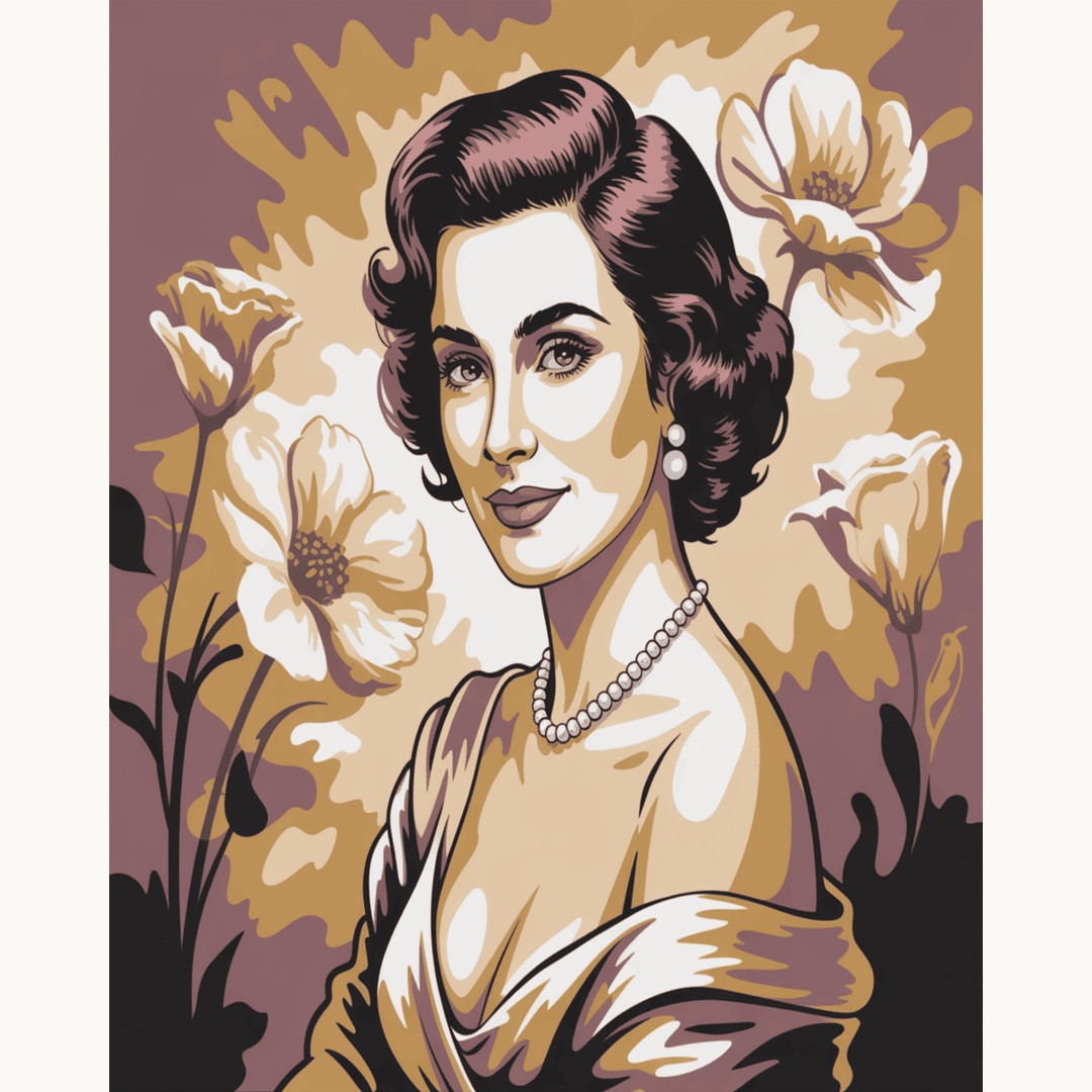 Vintage Pearl Portrait