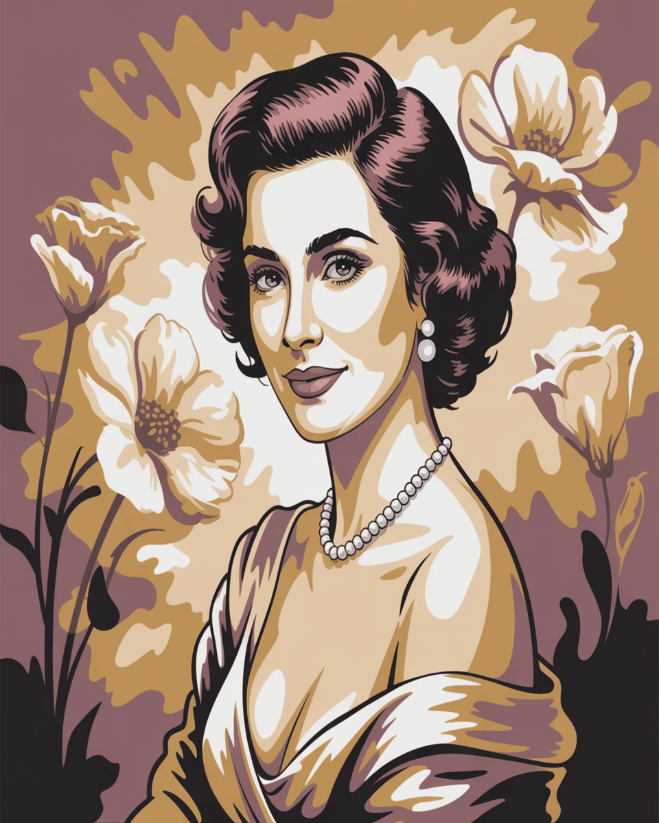 Vintage Pearl Portrait