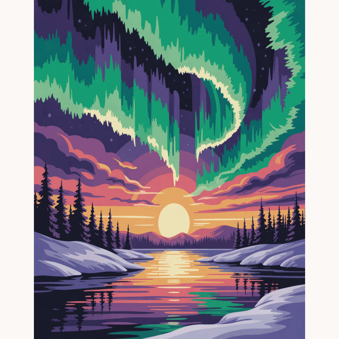 Aurora Sunset Sky