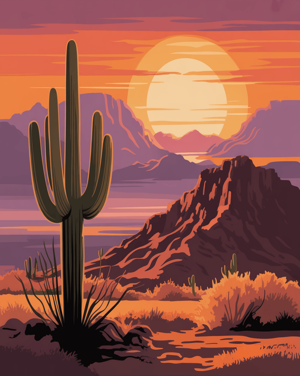 Cactus Desert Glow
