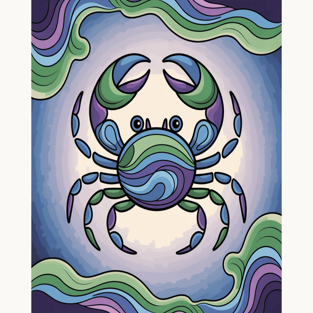 Cancer Moon Shell