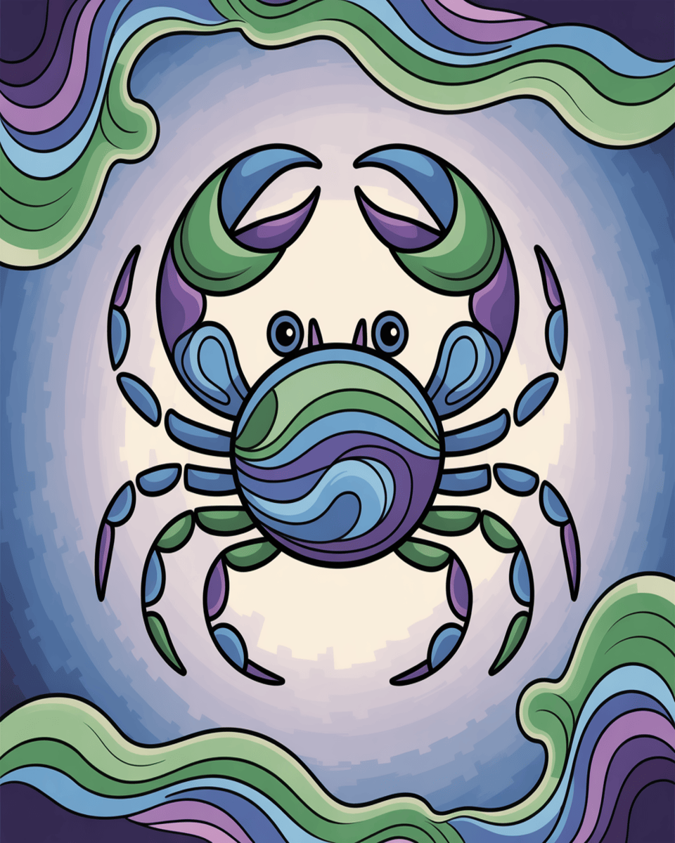 Cancer Moon Shell