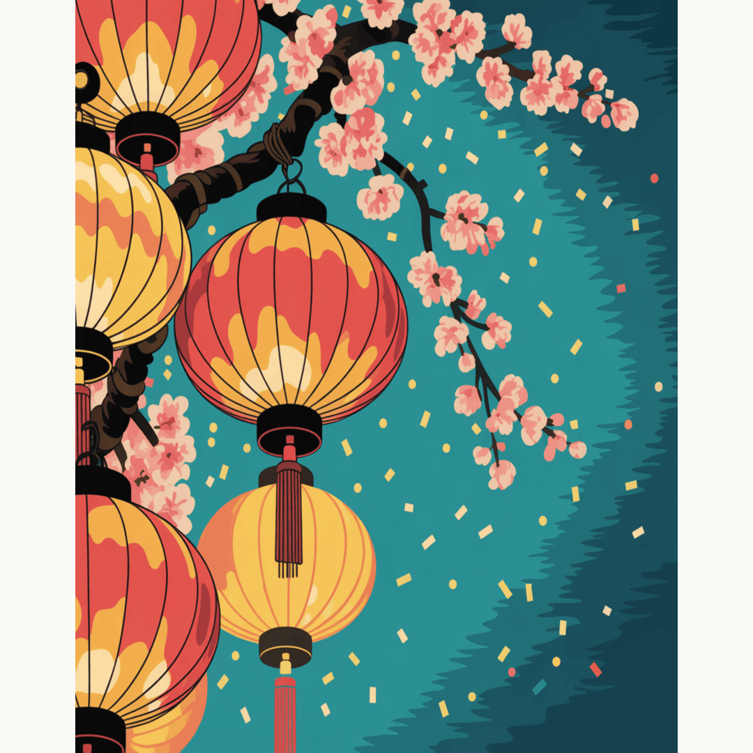 Cherry Blossom Lanterns