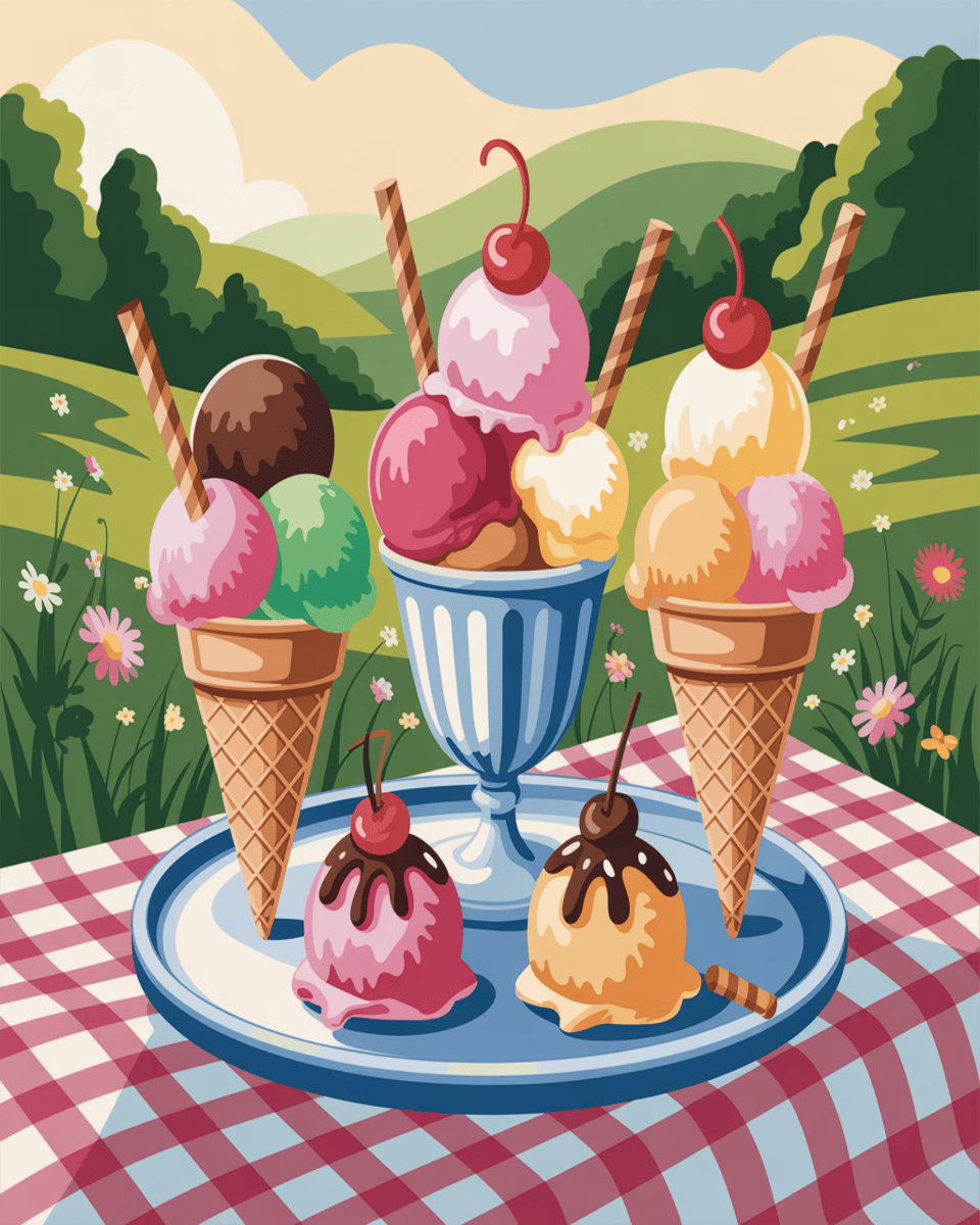 Cherry Cream Picnic