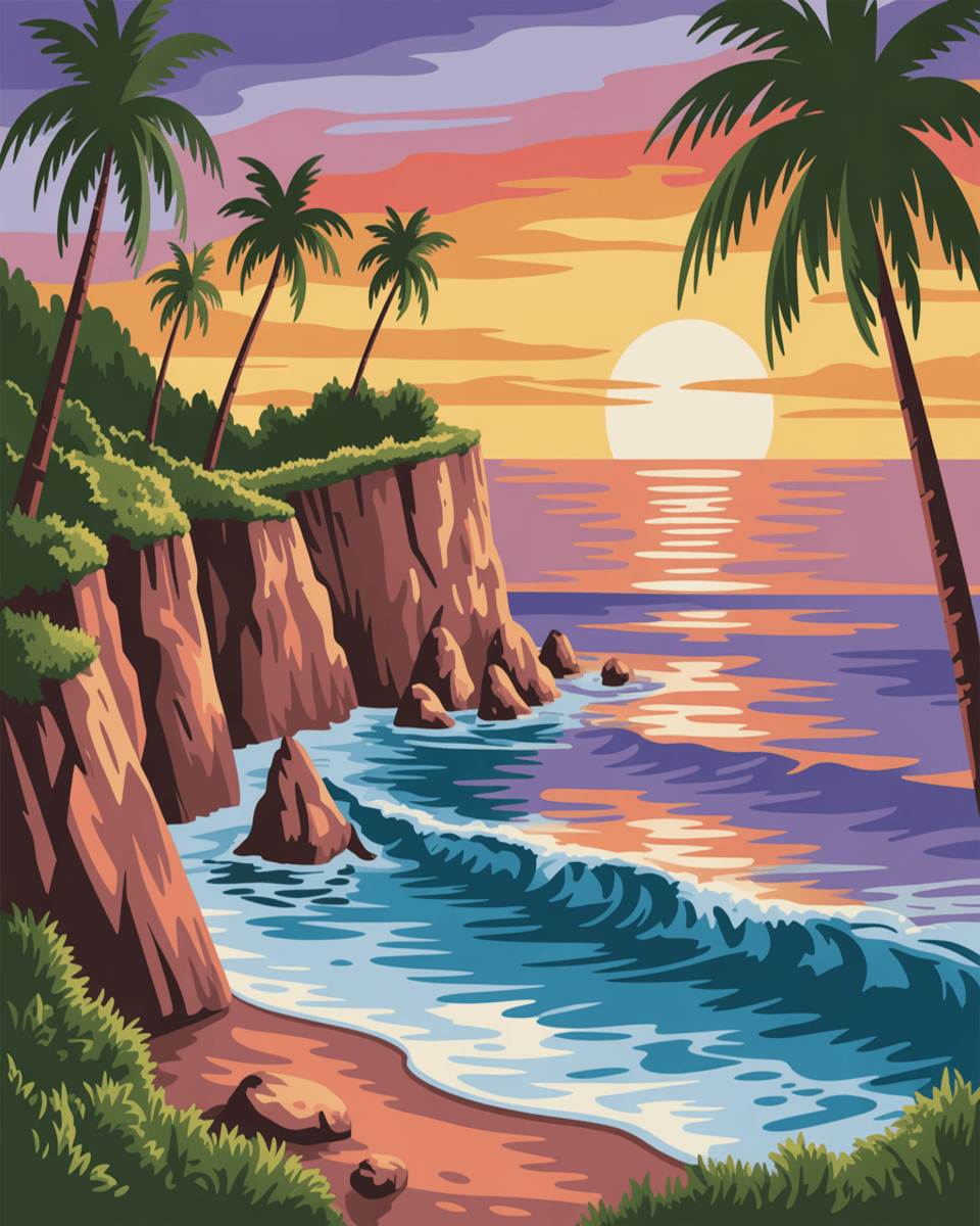Coastal Sunset Cliffs
