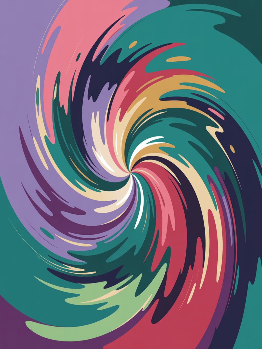 Color Swirl Vortex