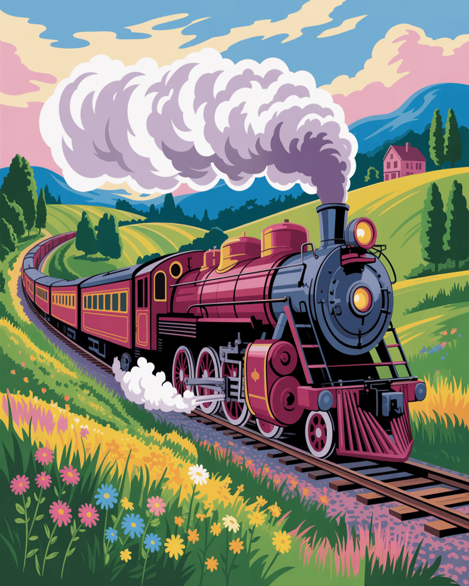 Countryside Express Train