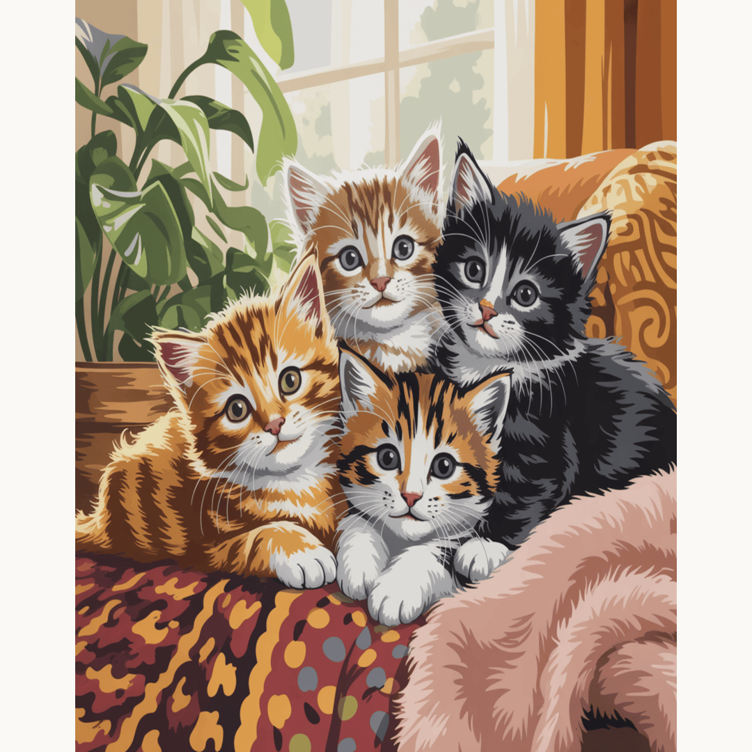 Cozy Kitten Cuddle