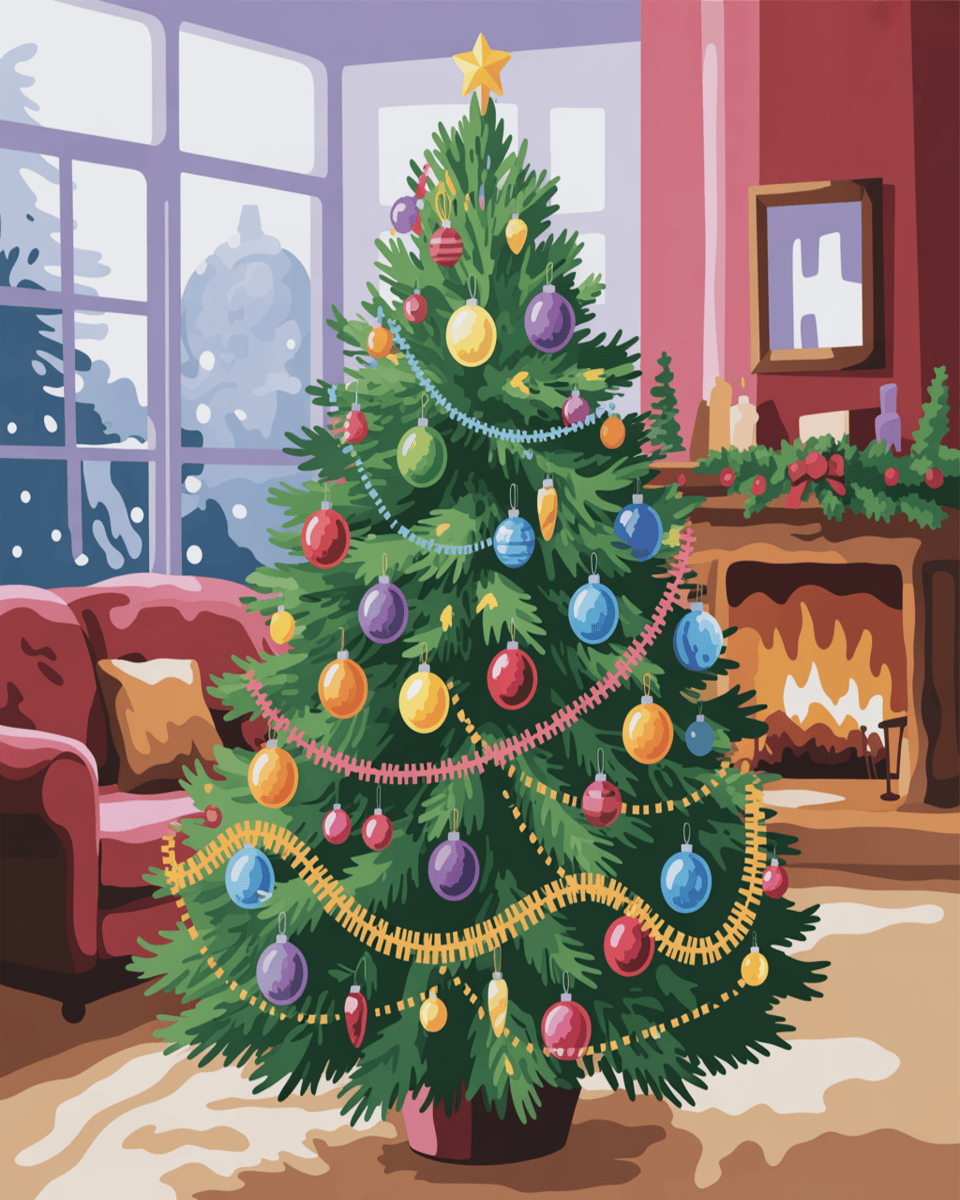 Cozy Christmas Tree