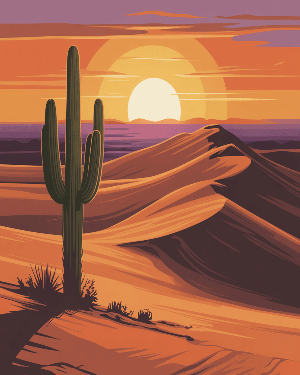 Desert Sunset Dunes