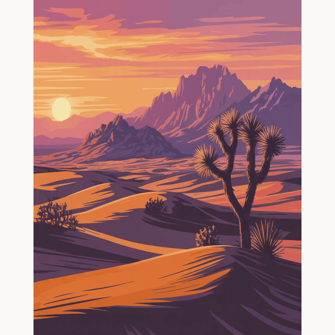 Desert Twilight Scene