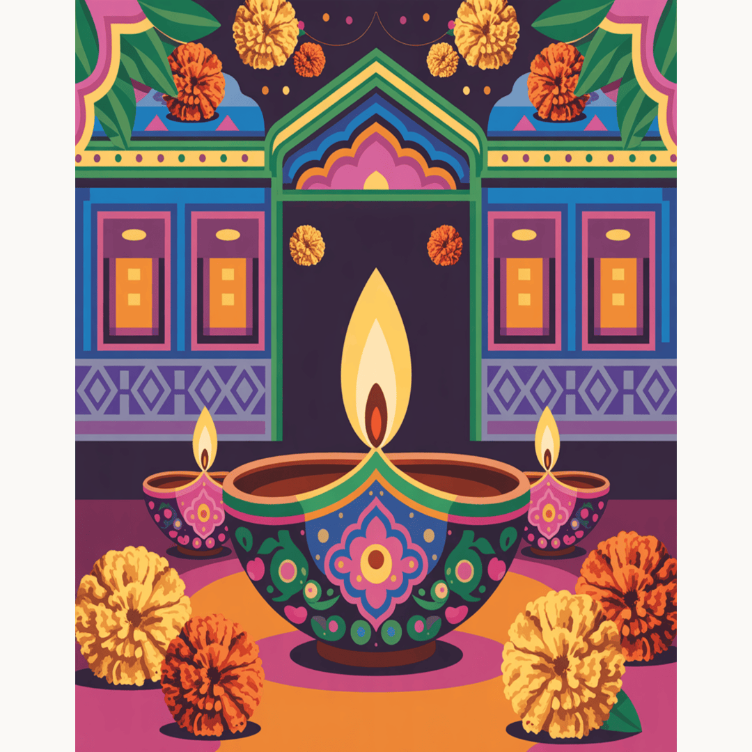 Diwali Candle Glow