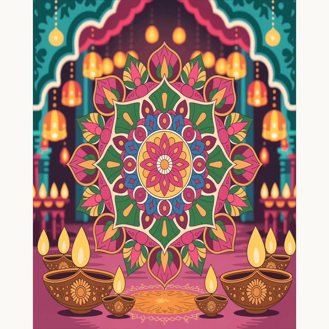 Diwali Festival Mandala