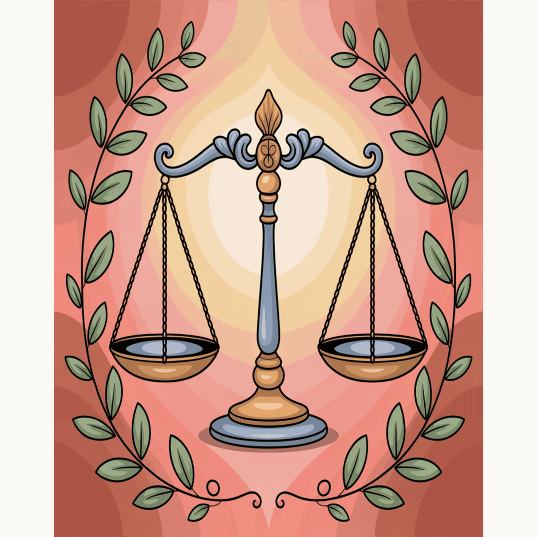 Elegant Libra Scales