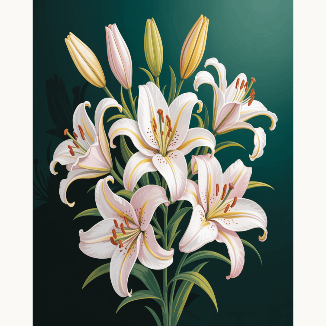 Evening Lily Cluster
