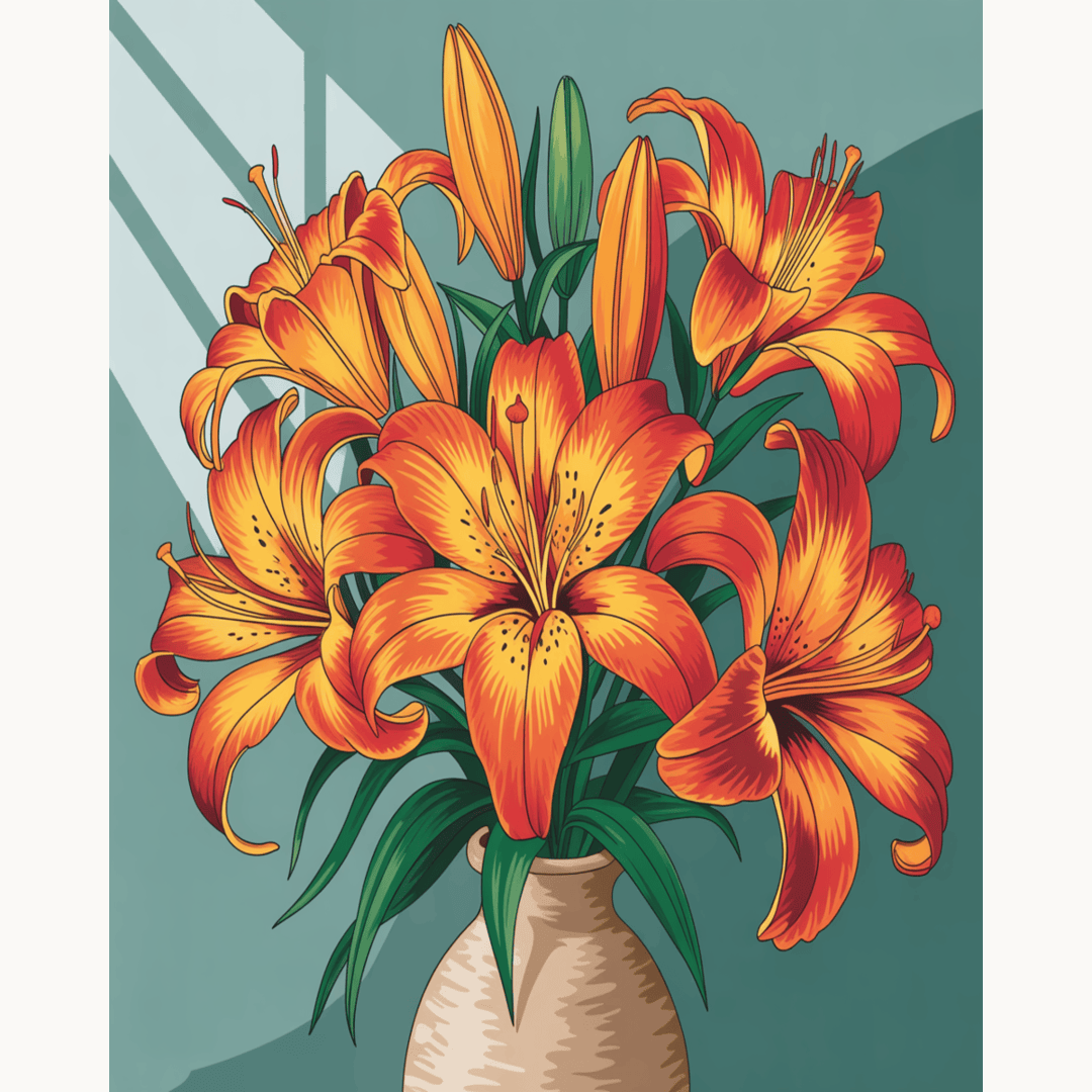 Fiery Petals