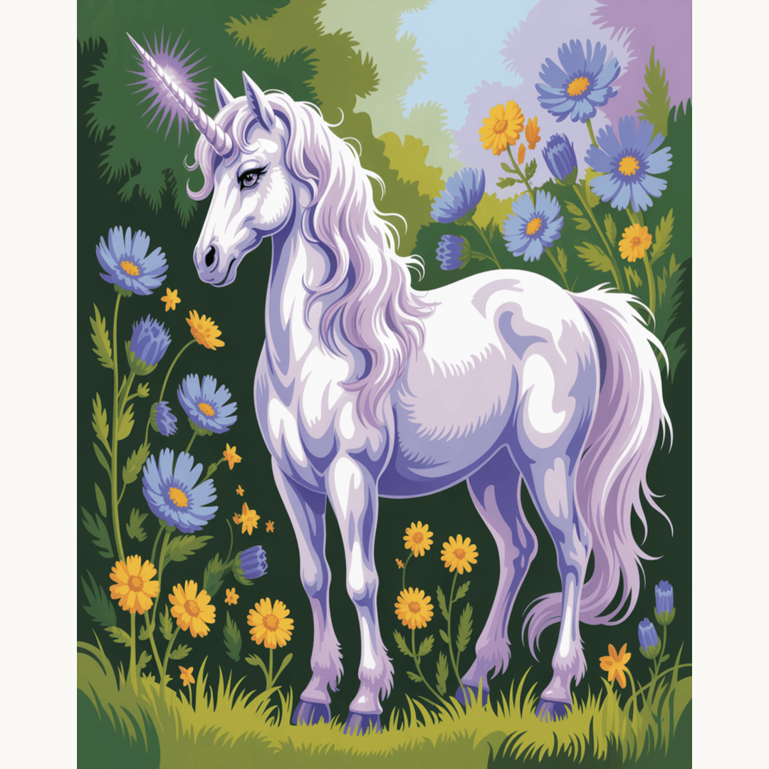 Floral Unicorn