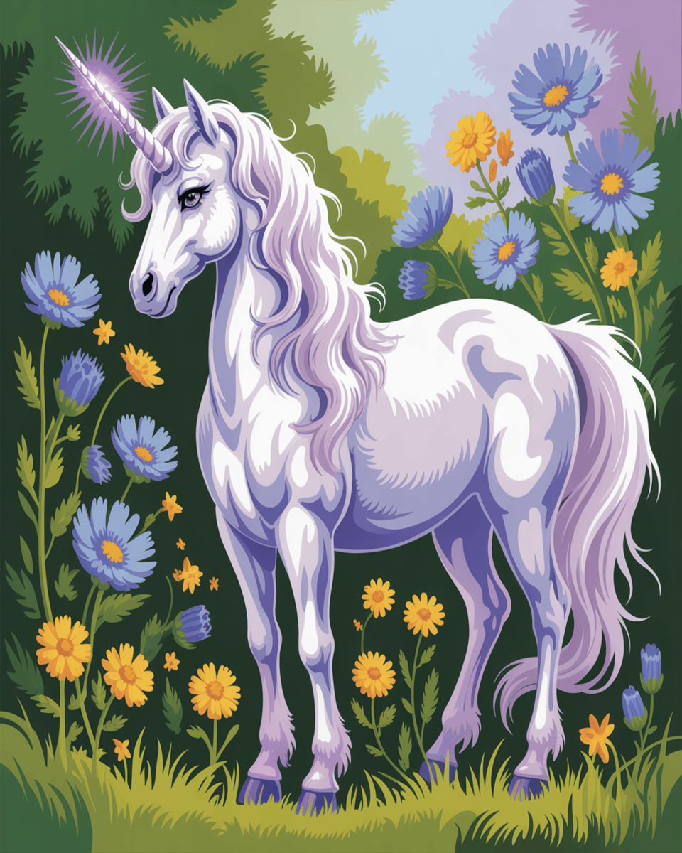Floral Unicorn