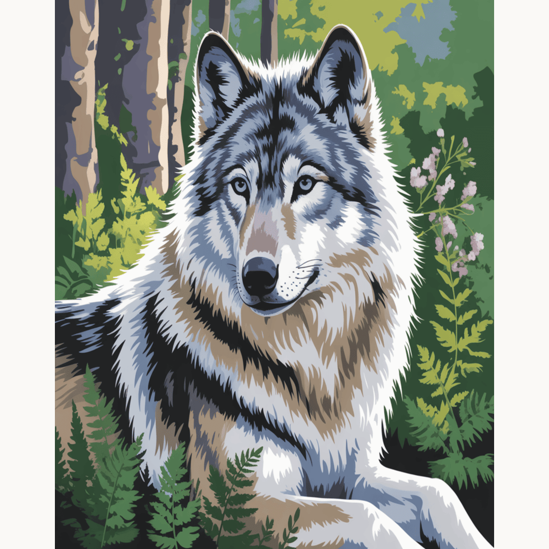 Forest Winter Wolf