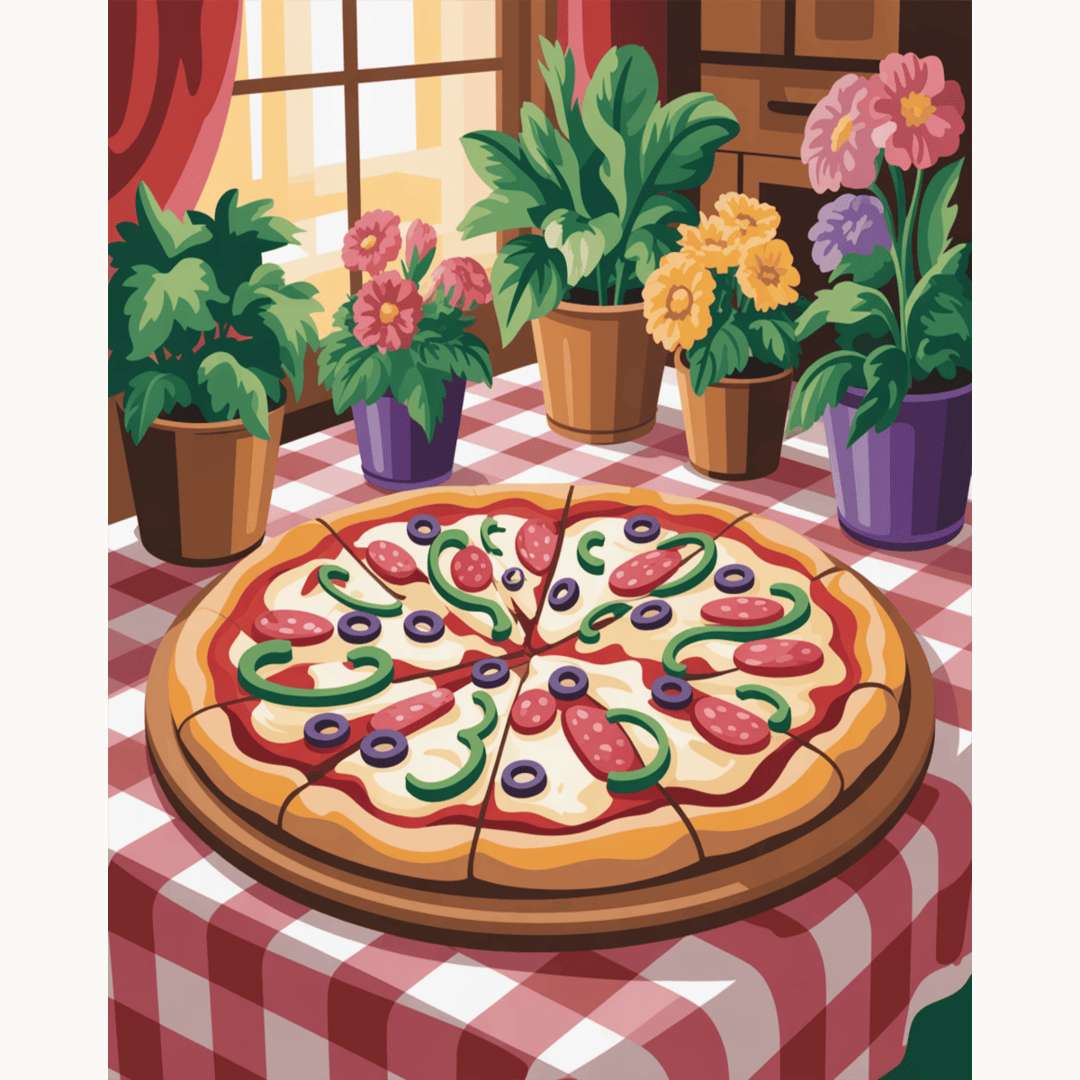 Garden Table Pizza