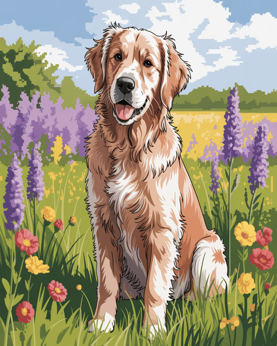 Golden Meadow Smile