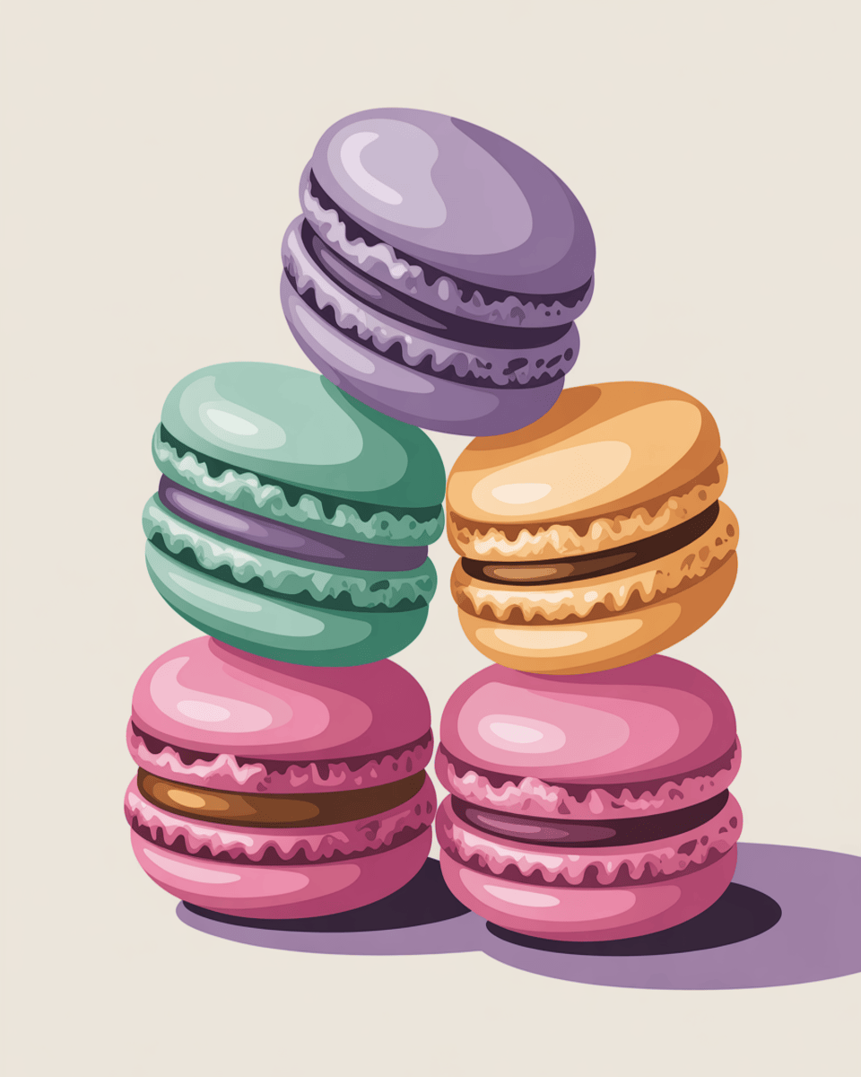 Macaron Delight Stack
