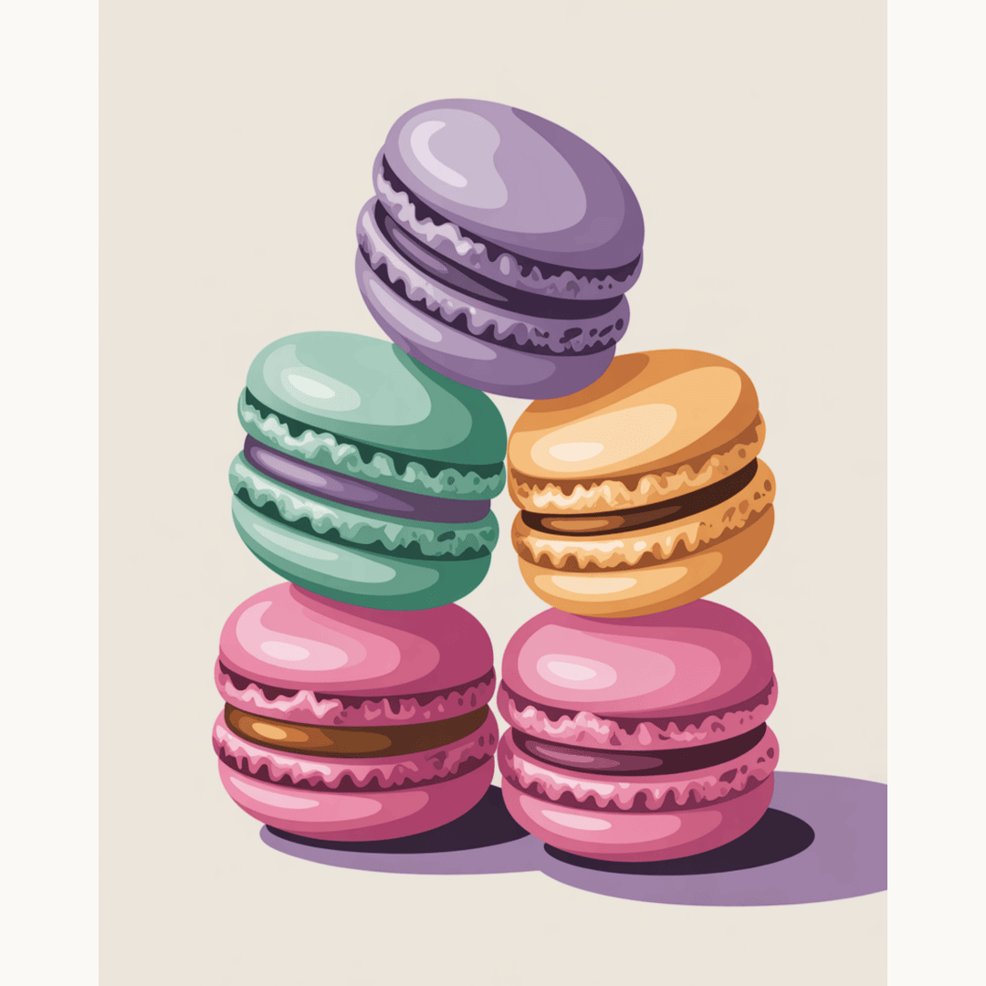 Macaron Delight Stack