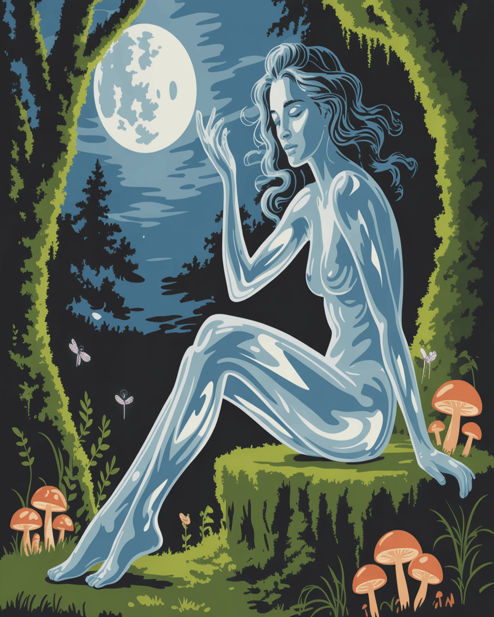 Moonlit Forest Nymph