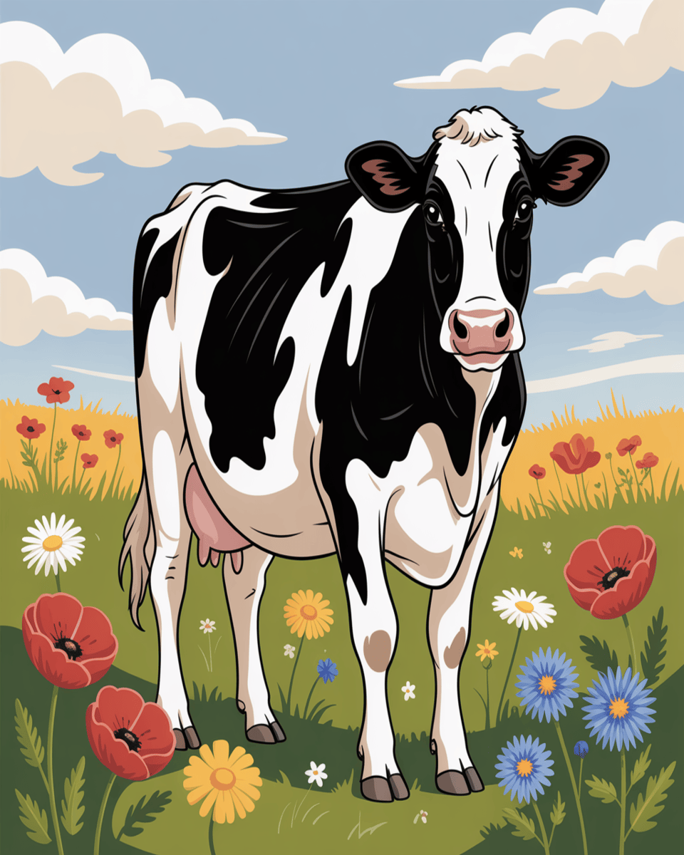 Pasture Bloom Cow