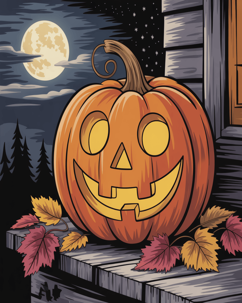 Porch Pumpkin Glow