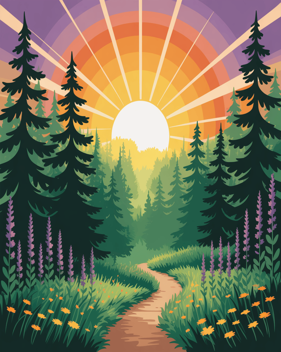 Radiant Pines