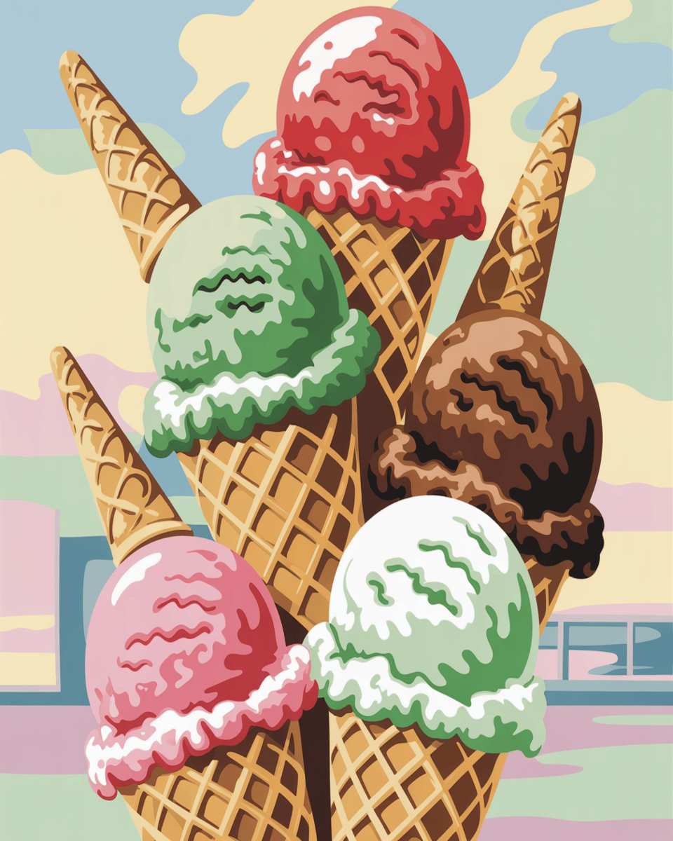 Rainbow Scoop Tower