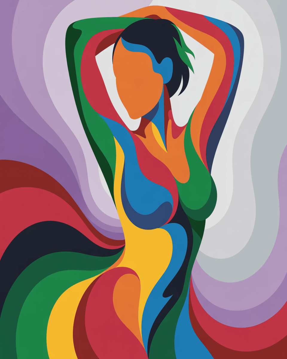 Rainbow Silhouette