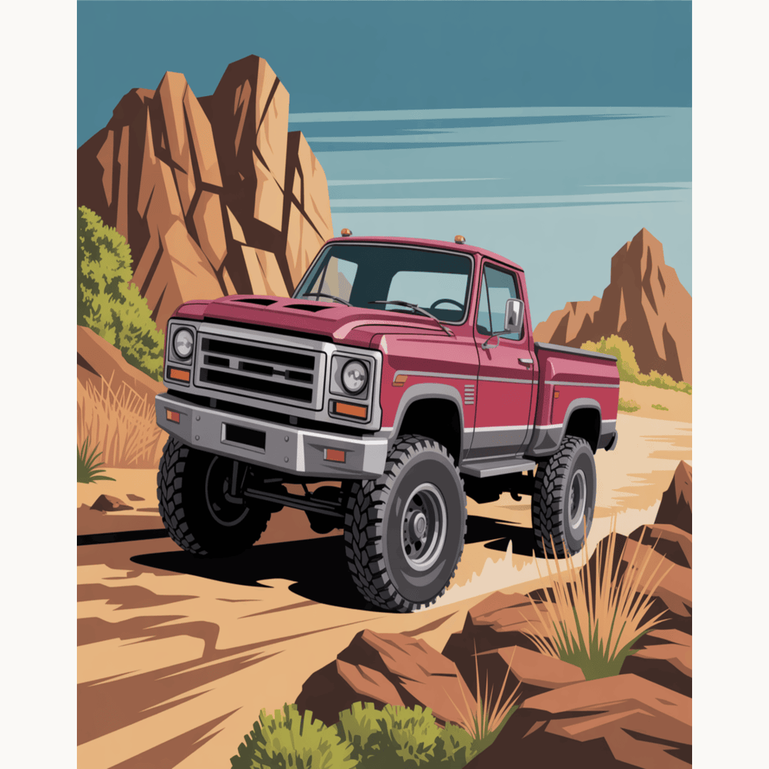 Retro Open Road