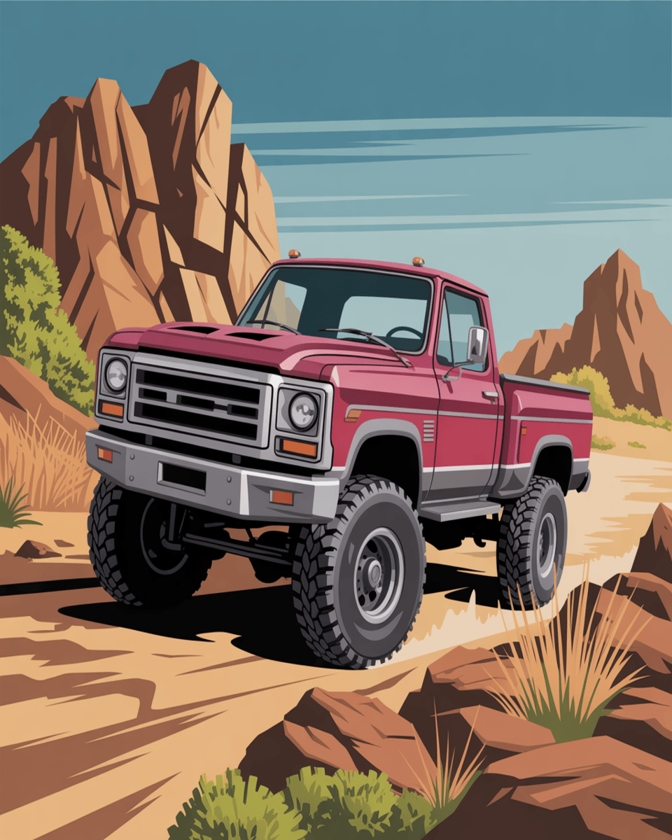 Retro Open Road