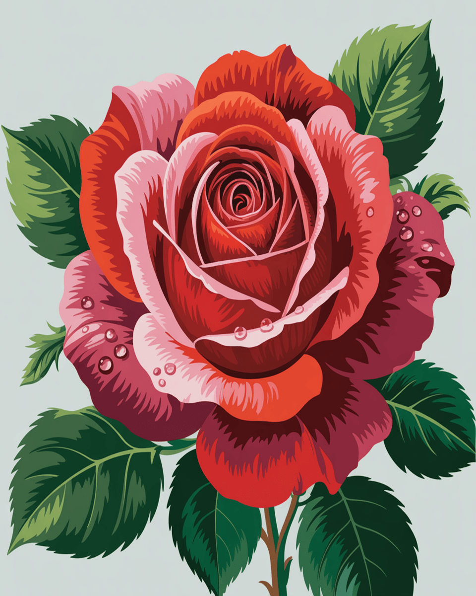 Romantic Dew Rose