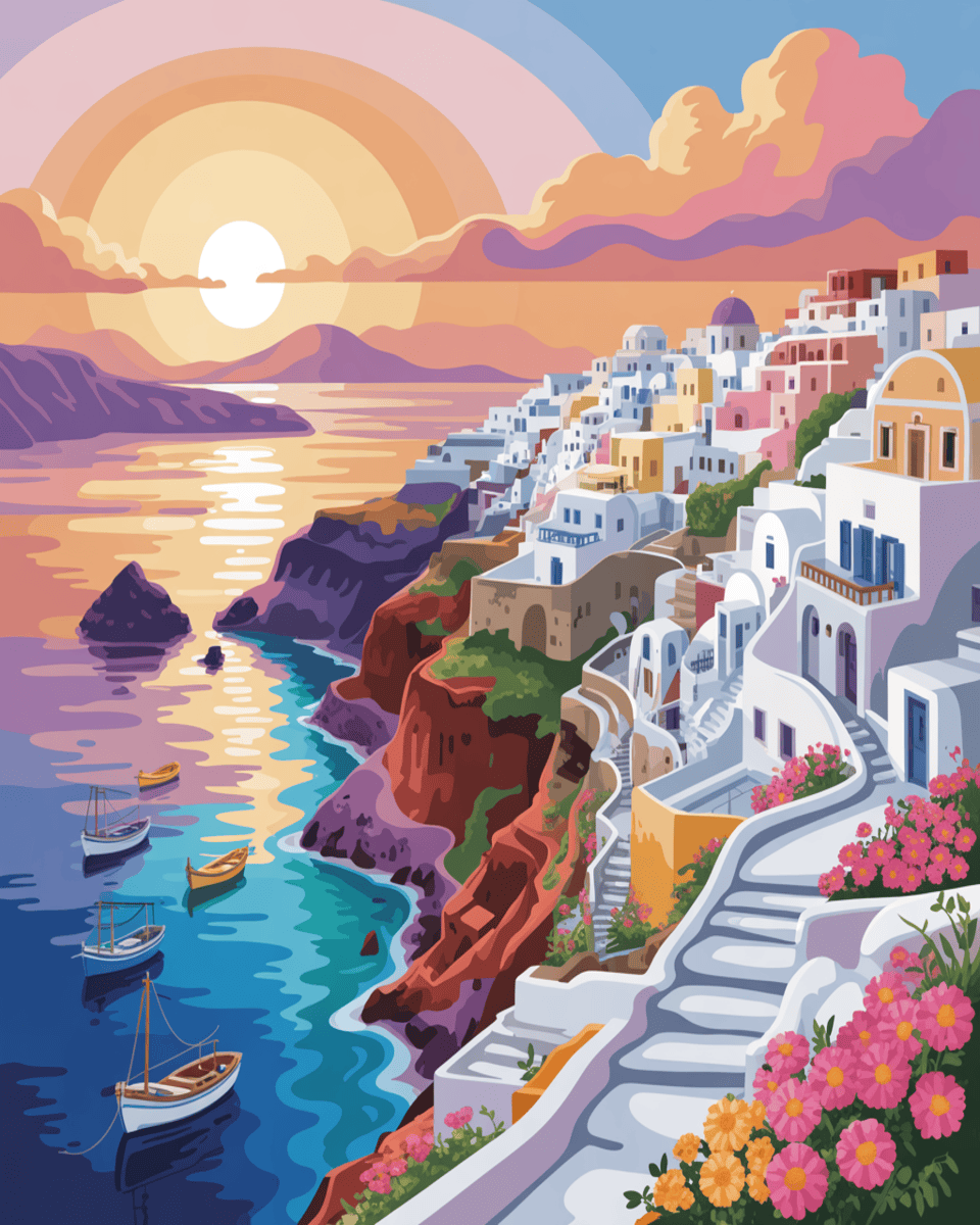 Santorini Glow