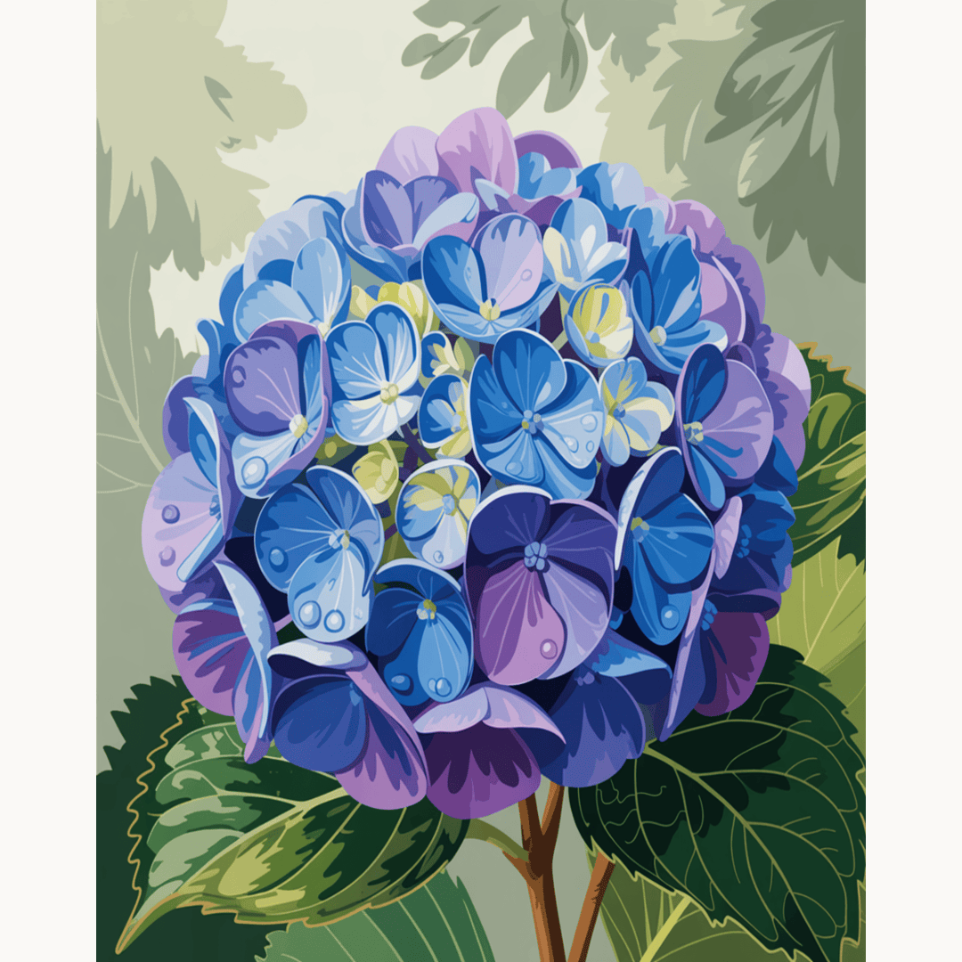 Sapphire Hydrangea Glow